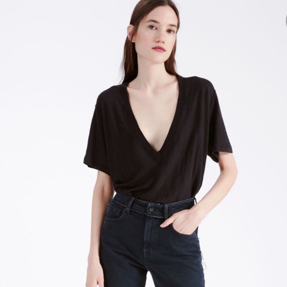ISO IN SEARCH OF! IRO Jahal V Neck Tee T Shirt